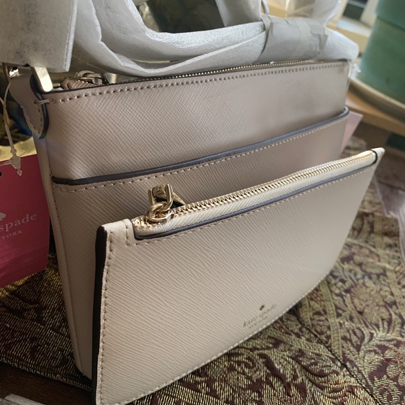 SOLD⛔️Authentic Kate Spade Saffiano leather top zip Crosby w large card holder - Picture 8 of 15